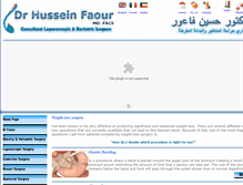 Tablet Screenshot of drfaour.com